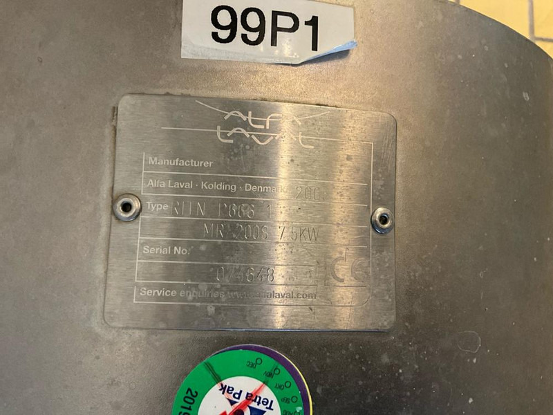 Alfa Romeo Laval MR 200S - Воздушный компрессор: фото 3 Alfa Romeo Laval MR 200S - Воздушный компрессор: фото 3