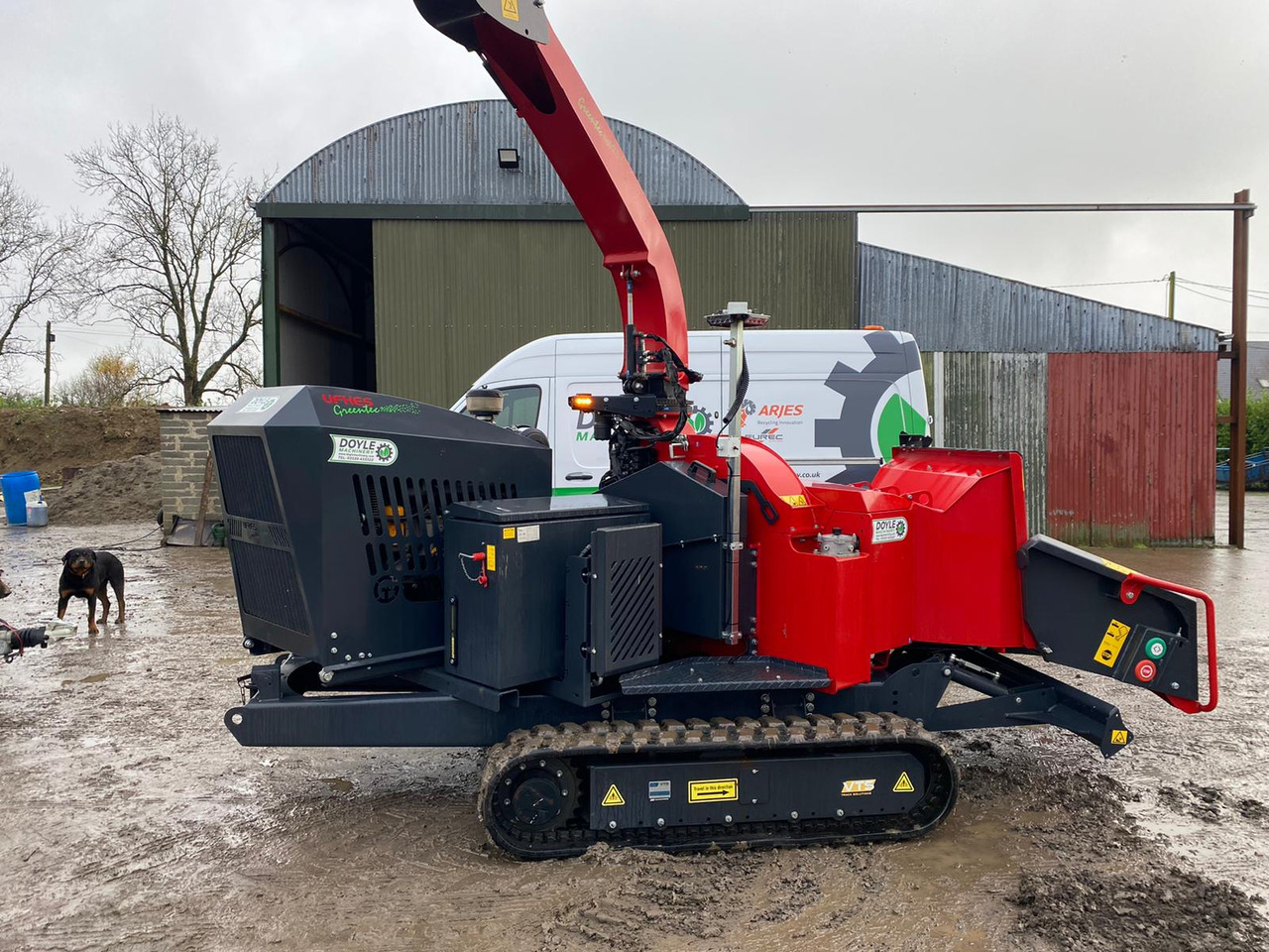 UFKES Greentec Cheetah 30 Tracked - Измельчитель древесины: фото 4 UFKES Greentec Cheetah 30 Tracked - Измельчитель древесины: фото 4