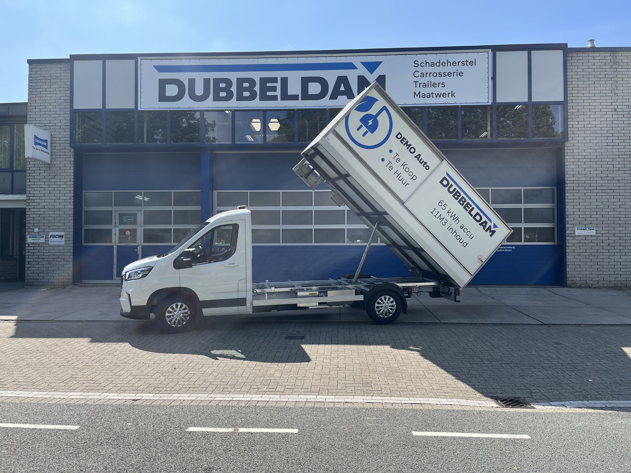 Maxus Delivery9 veegvuil zijbelader - Малотоннажный самосвал, Электрический фургон: фото 2 Maxus Delivery9 veegvuil zijbelader - Малотоннажный самосвал, Электрический фургон: фото 2