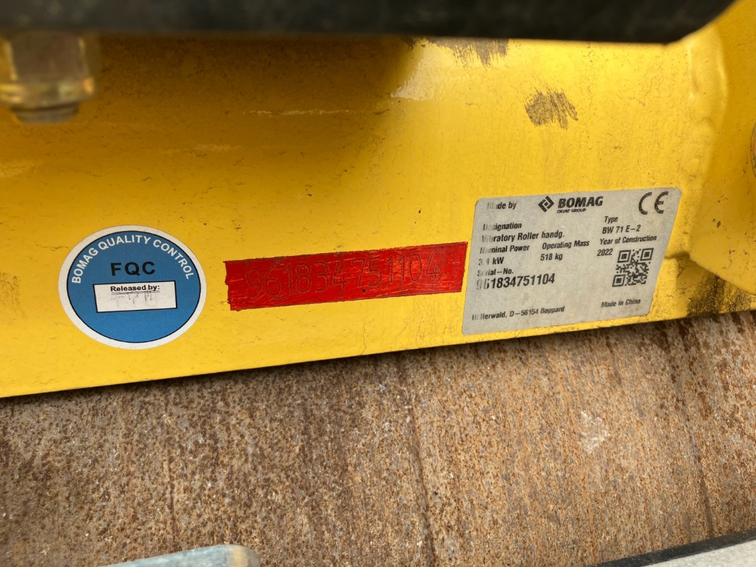 BOMAG CN BW 71 E-2 HATZ STAGE - Каток: фото 4 BOMAG CN BW 71 E-2 HATZ STAGE - Каток: фото 4