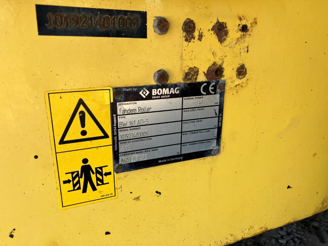 BOMAG DE BW 161 AD-5 Stage IIIb/Tier 4i - Дорожный каток: фото 2 BOMAG DE BW 161 AD-5 Stage IIIb/Tier 4i - Дорожный каток: фото 2