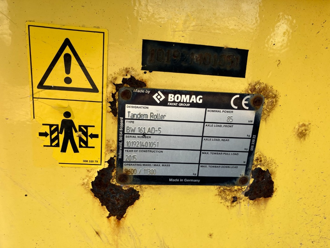 BOMAG DE BW 161 AD-5 Stage IIIb/Tier 4i - Дорожный каток: фото 2 BOMAG DE BW 161 AD-5 Stage IIIb/Tier 4i - Дорожный каток: фото 2
