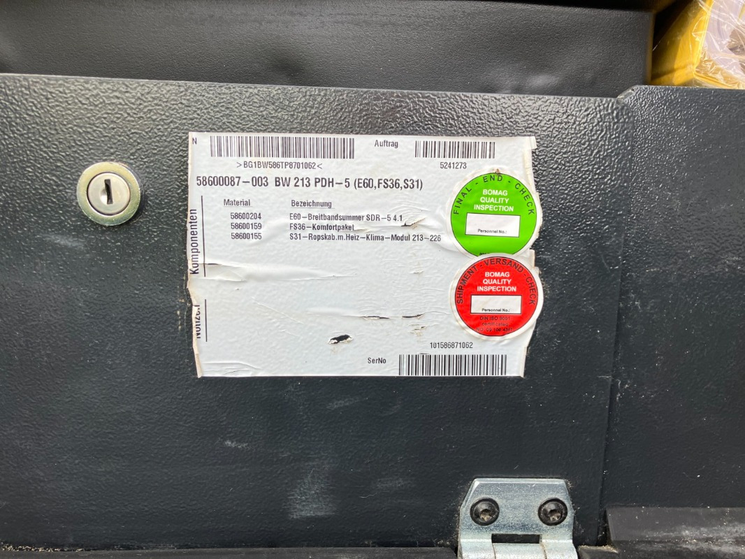 BOMAG DE BW 213 PDH-5 Stage V/Tier 4f - Каток: фото 3 BOMAG DE BW 213 PDH-5 Stage V/Tier 4f - Каток: фото 3