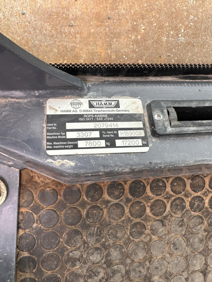 HAMM 3307 - Компактор: фото 3 HAMM 3307 - Компактор: фото 3