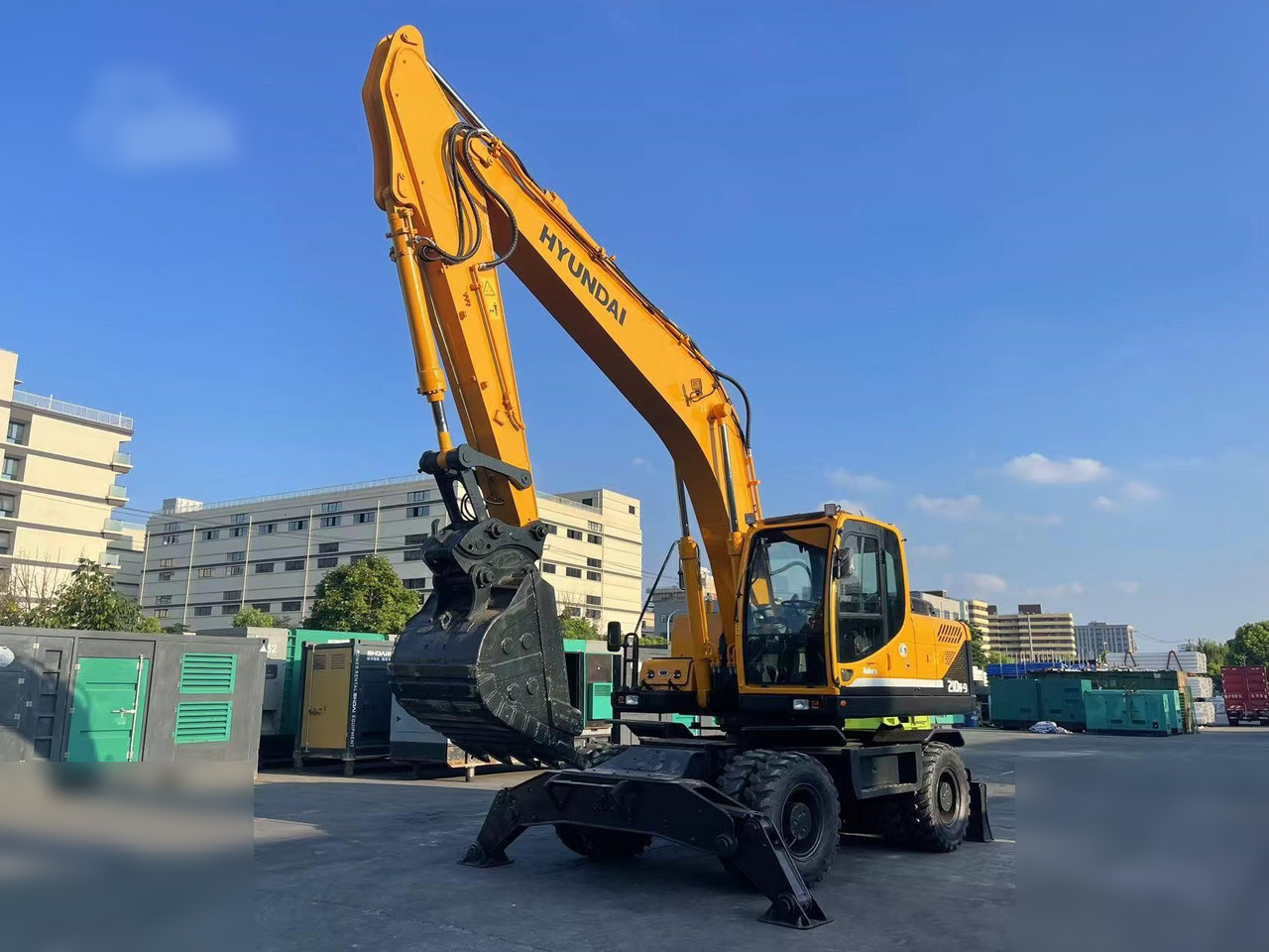 Колёсный экскаватор HYUNDAI ROBEX 210W-9: фото 9 Колёсный экскаватор HYUNDAI ROBEX 210W-9: фото 9