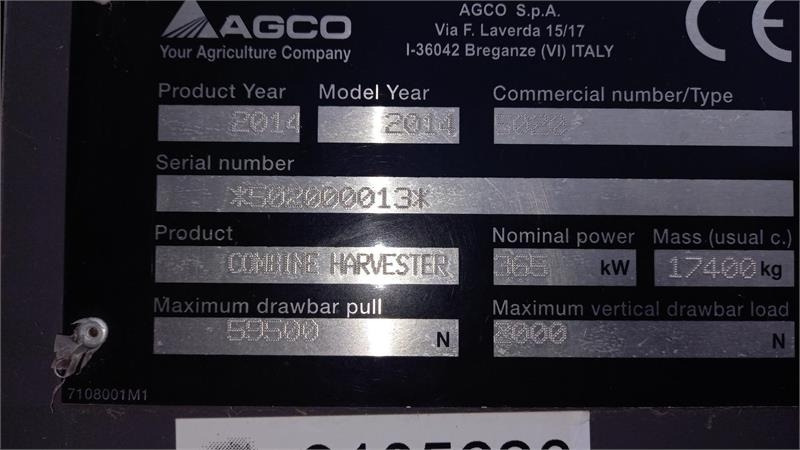 Massey Ferguson 9380 DELTA med 35 fods Powerflow - Зерноуборочный комбайн: фото 4 Massey Ferguson 9380 DELTA med 35 fods Powerflow - Зерноуборочный комбайн: фото 4