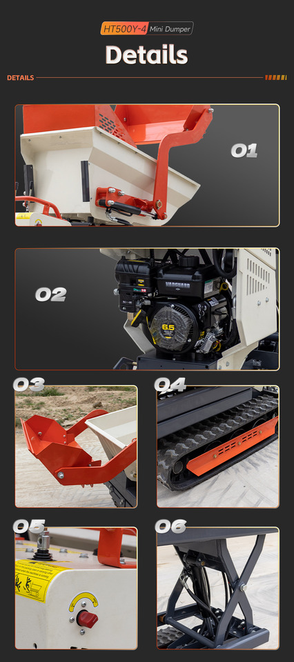 6.5HP Mini Dumper Small Dump Truck with lifting в лизинг 6.5HP Mini Dumper Small Dump Truck with lifting: фото 13 6.5HP Mini Dumper Small Dump Truck with lifting в лизинг 6.5HP Mini Dumper Small Dump Truck with lifting: фото 13