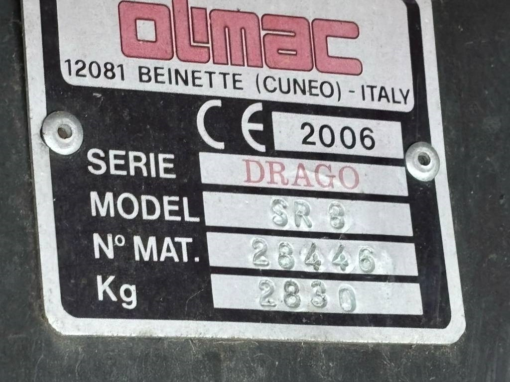 Olimac SR 8 - Навесное оборудование для комбайна: фото 3 Olimac SR 8 - Навесное оборудование для комбайна: фото 3