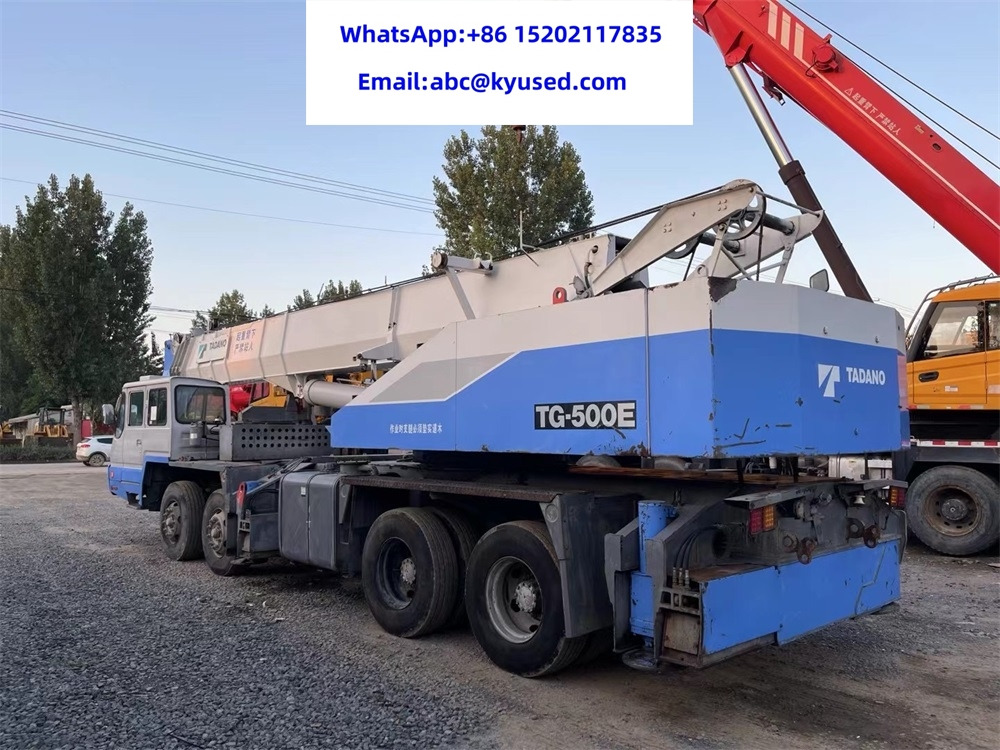 TADANO TG500E TG700E TG1000 TG250E TL250E TL300E 25TON 35TON 50TON 70TON 100TON - Мобильный кран: фото 3 TADANO TG500E TG700E TG1000 TG250E TL250E TL300E 25TON 35TON 50TON 70TON 100TON - Мобильный кран: фото 3
