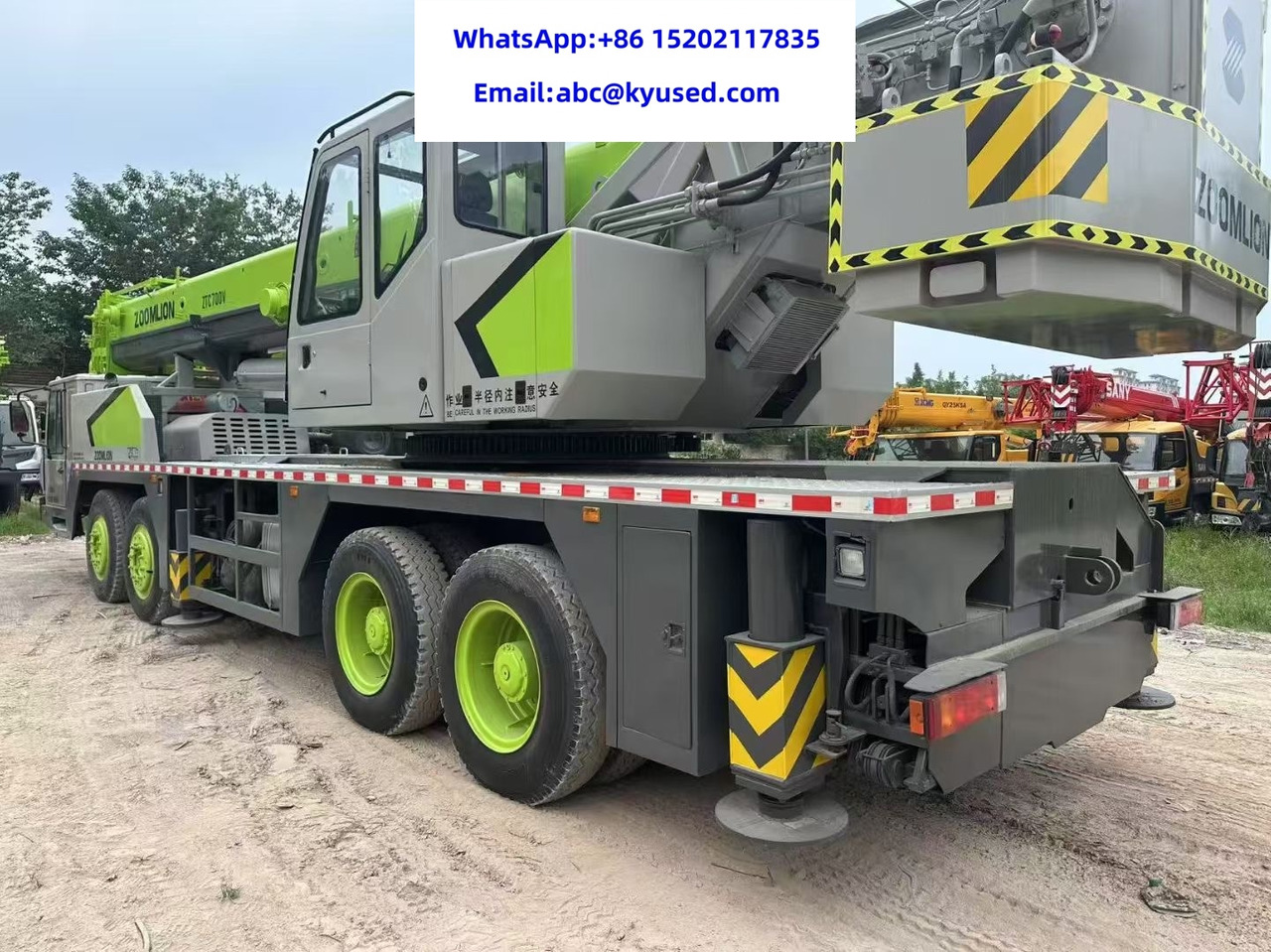 ZOOMLION QY70V ZTC700V QY80V ZTC800V 70TON 80TON CRANE - Мобильный кран: фото 3 ZOOMLION QY70V ZTC700V QY80V ZTC800V 70TON 80TON CRANE - Мобильный кран: фото 3