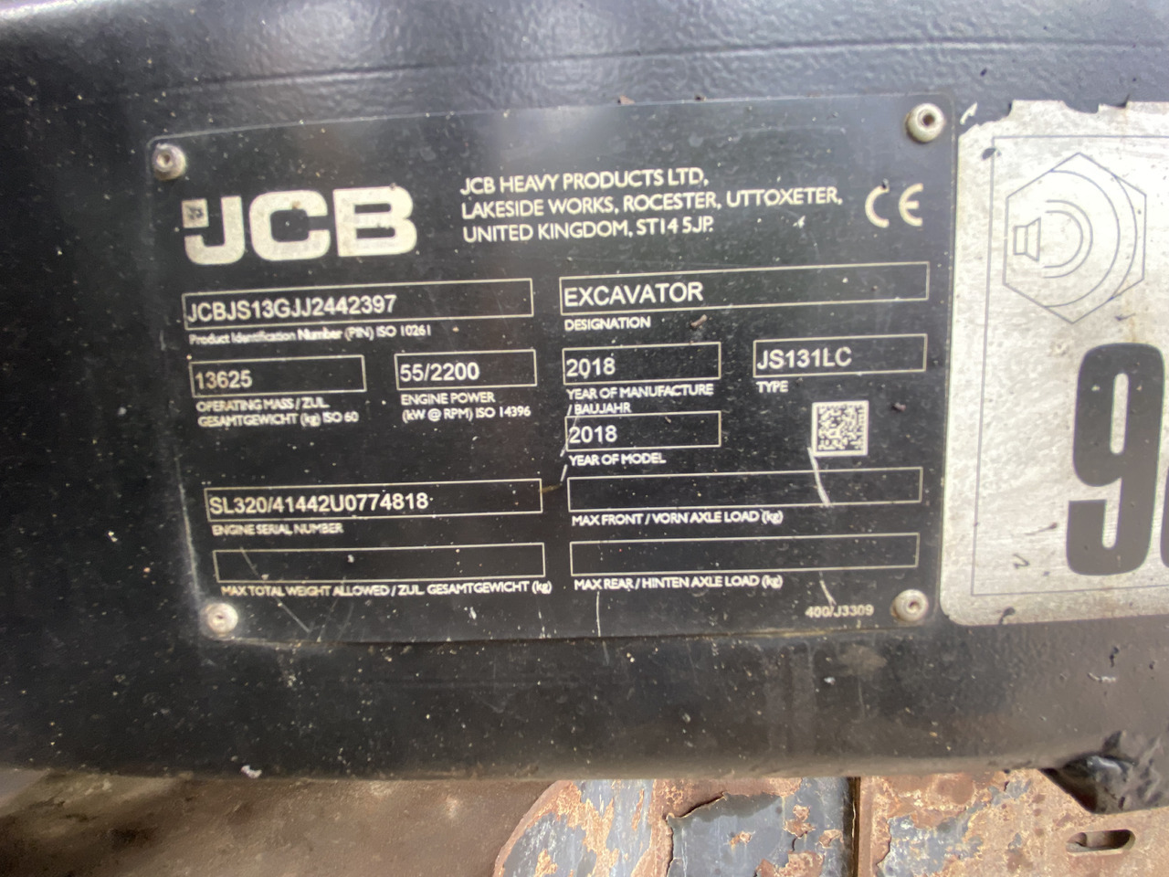 JCB JS131 - Гусеничный экскаватор: фото 2 JCB JS131 - Гусеничный экскаватор: фото 2