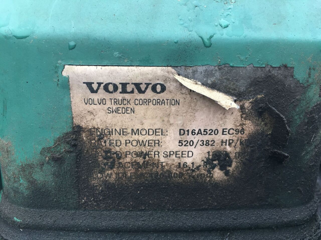 Volvo D16A520 truck - Двигатель для Грузовиков: фото 3 Volvo D16A520 truck - Двигатель для Грузовиков: фото 3