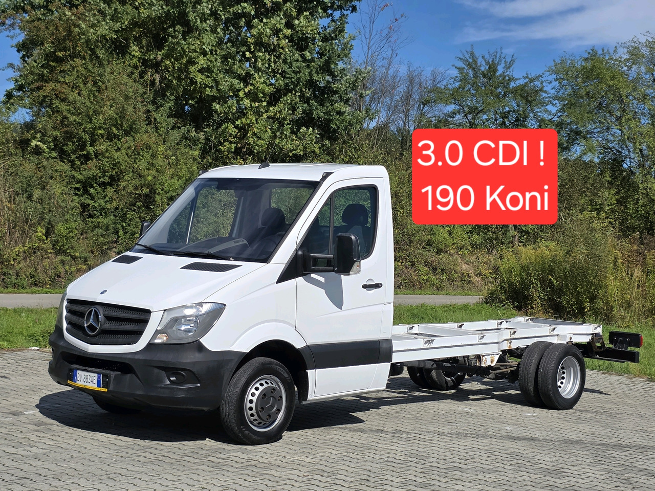 Mercedes-Benz Sprinter 419 CDI Rama Max ! 3.0 CDI ! Klima ! Bez Korozji ! - Малотоннажный бортовой грузовик: фото 1 Mercedes-Benz Sprinter 419 CDI Rama Max ! 3.0 CDI ! Klima ! Bez Korozji ! - Малотоннажный бортовой грузовик: фото 1