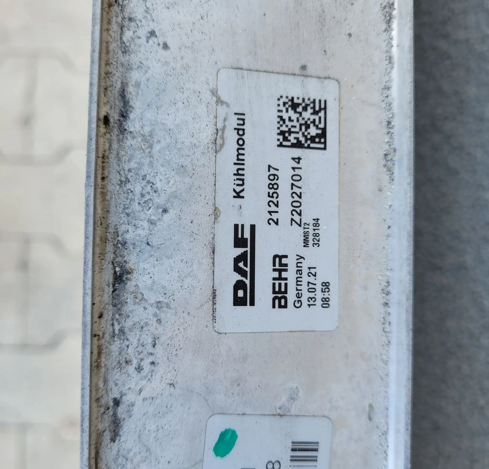 INTERCOOLER DAF XF 106 ORYGINAŁ 2021R 2125897 - Интеркулер для Грузовиков: фото 3 INTERCOOLER DAF XF 106 ORYGINAŁ 2021R 2125897 - Интеркулер для Грузовиков: фото 3