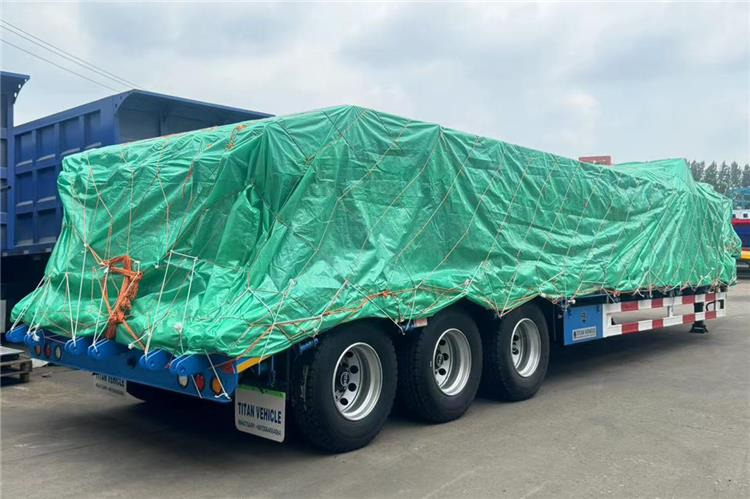 TITAN Tri Axle 80 Ton Low Loader Semi Trailer for Sale In Benin - Низкорамный полуприцеп: фото 5 TITAN Tri Axle 80 Ton Low Loader Semi Trailer for Sale In Benin - Низкорамный полуприцеп: фото 5