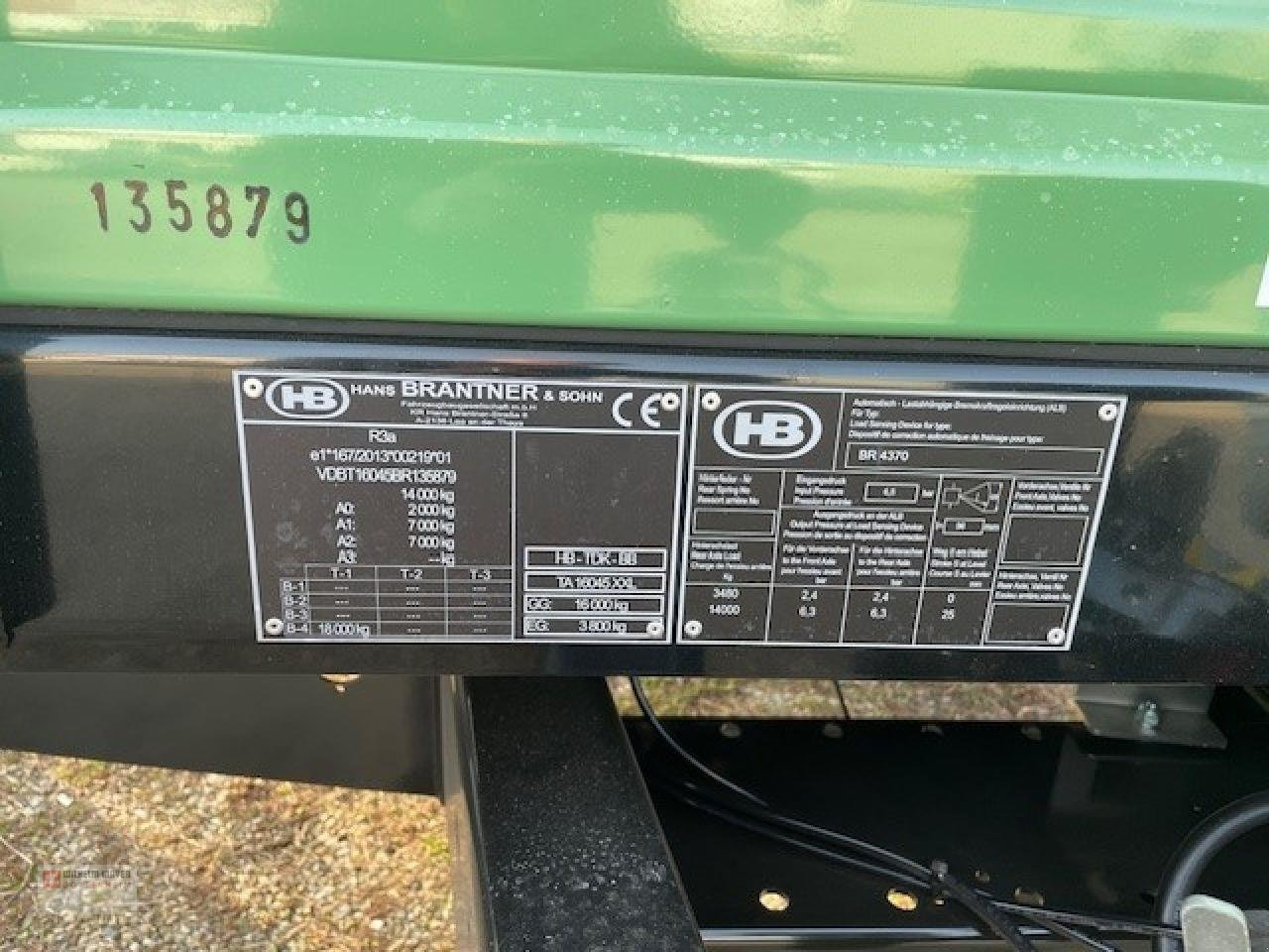 Brantner TAMDEM TA 16045 XXL - Сельскохозяйственный прицеп-самосвал: фото 2 Brantner TAMDEM TA 16045 XXL - Сельскохозяйственный прицеп-самосвал: фото 2