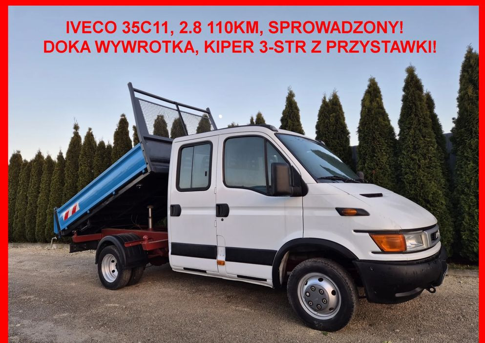 Iveco 35C11 2.8 110KM Zwykła Pompa Brygadówka - Малотоннажный самосвал: фото 1 Iveco 35C11 2.8 110KM Zwykła Pompa Brygadówka - Малотоннажный самосвал: фото 1