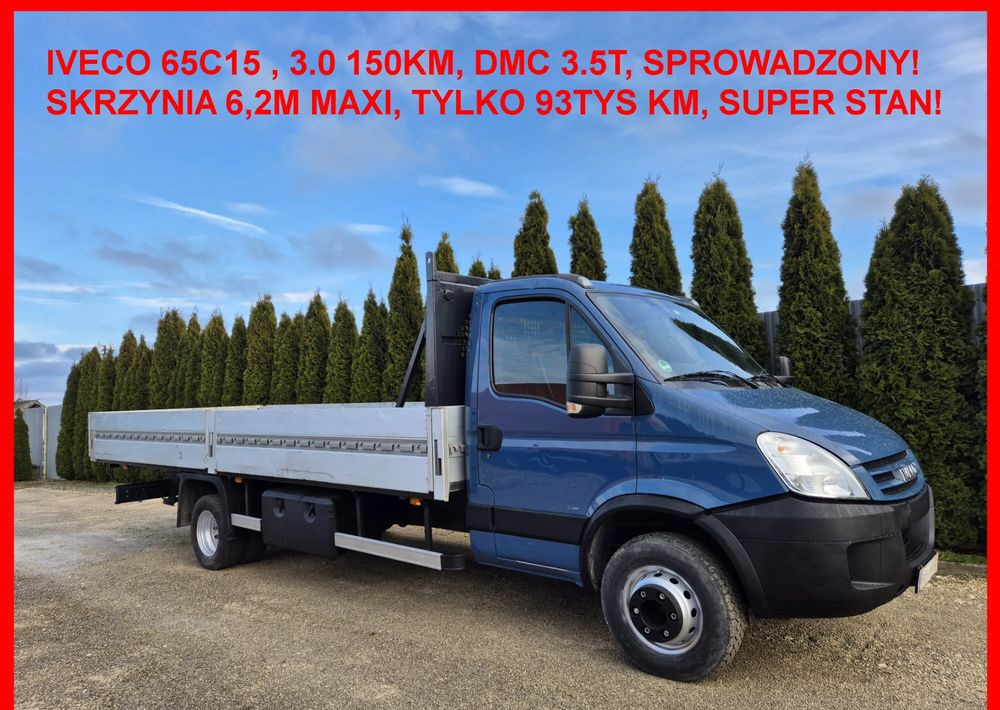 Iveco 65C15 3.0 150KM/ Skrzyniowy/ - Малотоннажный бортовой грузовик: фото 1 Iveco 65C15 3.0 150KM/ Skrzyniowy/ - Малотоннажный бортовой грузовик: фото 1