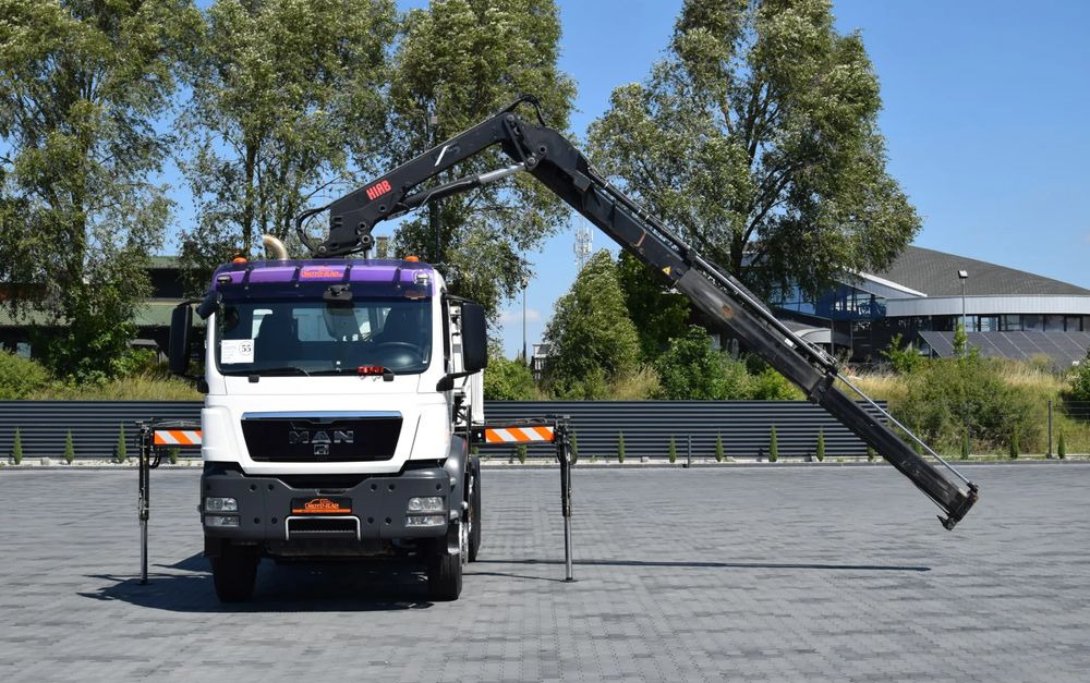 MAN TGS 33.360 / 6x4 / HDS HIAB 122 E-2 HIDUO / STEROWANIE RADIOWE / WYWROTKA / HYDROBURTA / AUTOMAT / KLIMA / TEMPOMAT / KAMERA COFANIA / SPROWADZONY - Самосвал, Автоманипулятор: фото 2 MAN TGS 33.360 / 6x4 / HDS HIAB 122 E-2 HIDUO / STEROWANIE RADIOWE / WYWROTKA / HYDROBURTA / AUTOMAT / KLIMA / TEMPOMAT / KAMERA COFANIA / SPROWADZONY - Самосвал, Автоманипулятор: фото 2