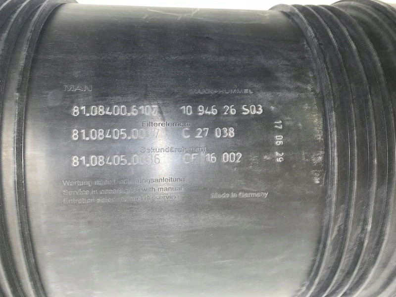 FILTR POWIETRZA OBUDOWA FILTRA MAN TGS TGX EURO 6 - Воздушный фильтр для Грузовиков: фото 4 FILTR POWIETRZA OBUDOWA FILTRA MAN TGS TGX EURO 6 - Воздушный фильтр для Грузовиков: фото 4