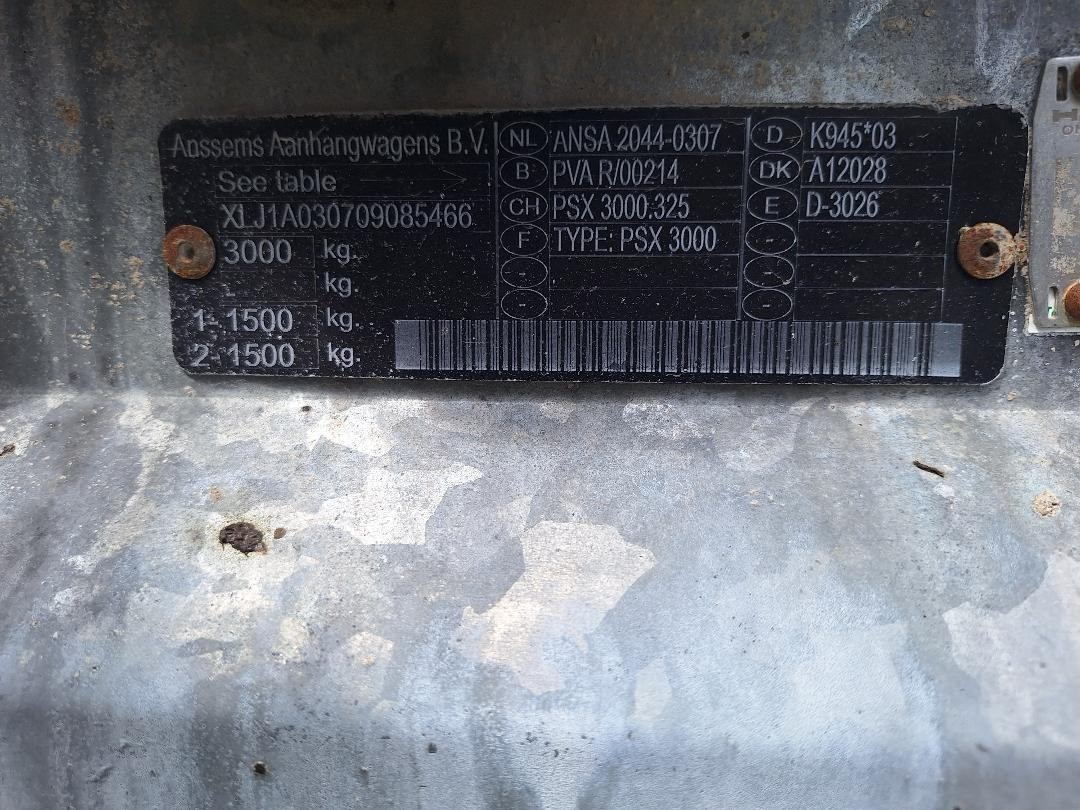 ANSSENS, 2009 god. - Прицеп бортовой/ Платформа: фото 4 ANSSENS, 2009 god. - Прицеп бортовой/ Платформа: фото 4