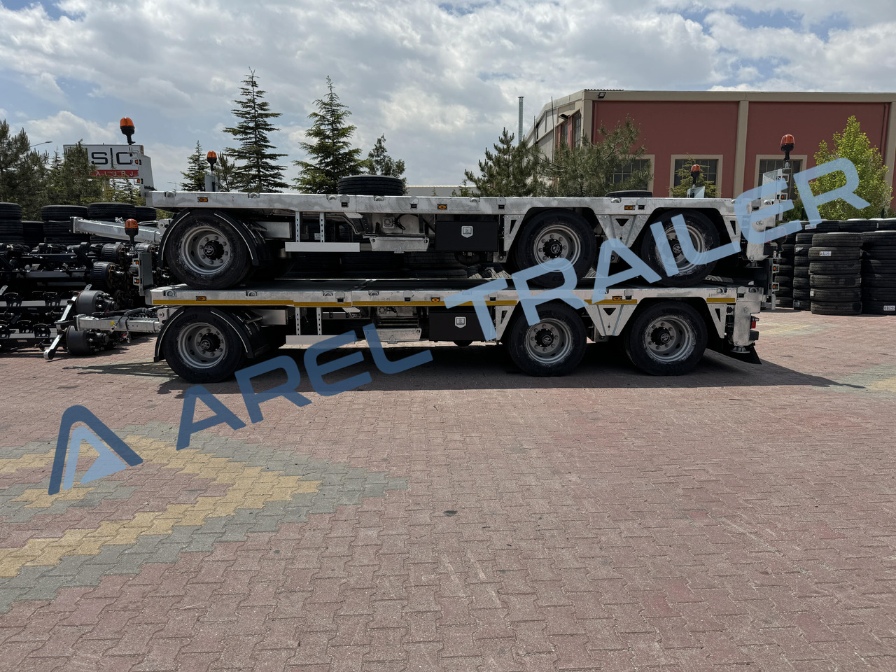 AREL TRAILER 2+1 AXLE DRAWBAR REMORQUE TRAILER - Низкорамный прицеп: фото 2 AREL TRAILER 2+1 AXLE DRAWBAR REMORQUE TRAILER - Низкорамный прицеп: фото 2