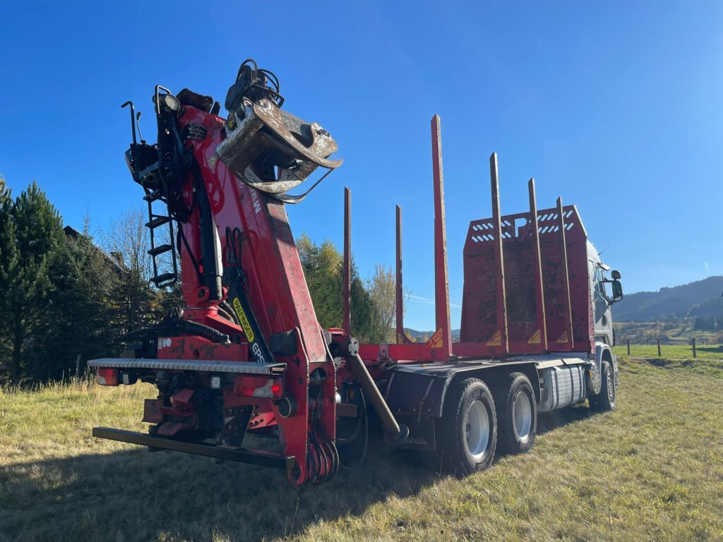Лесовоз, Автоманипулятор SCANIA R560: фото 6