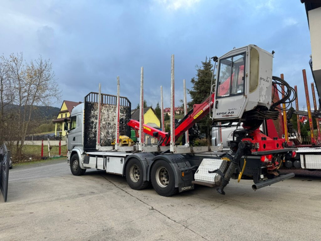 SCANIA R580 - Лесовоз, Автоманипулятор: фото 4 SCANIA R580 - Лесовоз, Автоманипулятор: фото 4