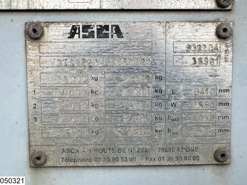 ASCA Chassis 20 / 30 ft - Полуприцеп-контейнеровоз/ Сменный кузов: фото 4 ASCA Chassis 20 / 30 ft - Полуприцеп-контейнеровоз/ Сменный кузов: фото 4