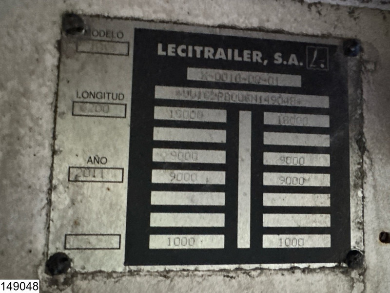 Lecitrailer Middenas - Прицеп бортовой/ Платформа: фото 4 Lecitrailer Middenas - Прицеп бортовой/ Платформа: фото 4