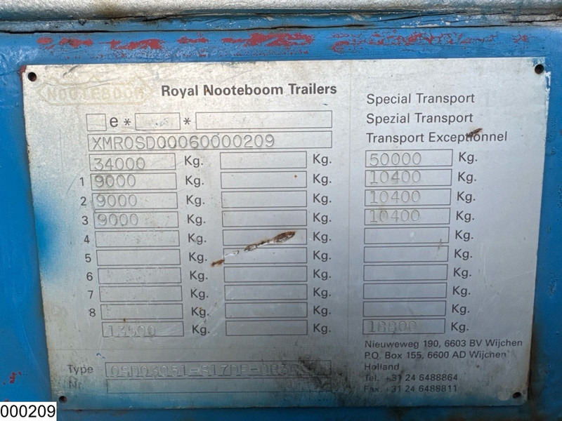 Nooteboom Lowbed 34.000Kg, Steering axle - Низкорамный полуприцеп: фото 5 Nooteboom Lowbed 34.000Kg, Steering axle - Низкорамный полуприцеп: фото 5