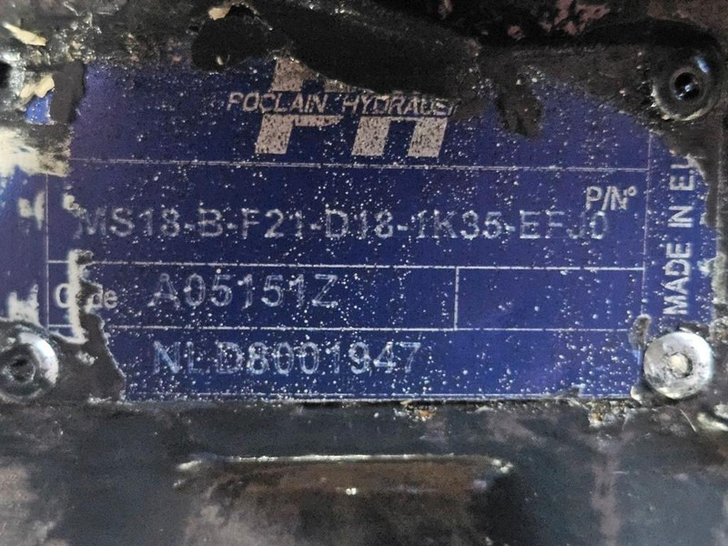 Гидравлика для Строительной техники Poclain MS18-B-F21-D18-1K35-EFJ0 - Wheel motor/Radmotor: фото 6
