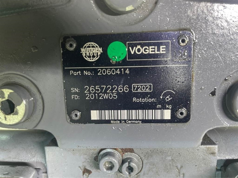 Vögele 2060414-A10VG45-Drive pump/Fahrpumpe/Rijmotor - Гидравлика: фото 5 Vögele 2060414-A10VG45-Drive pump/Fahrpumpe/Rijmotor - Гидравлика: фото 5