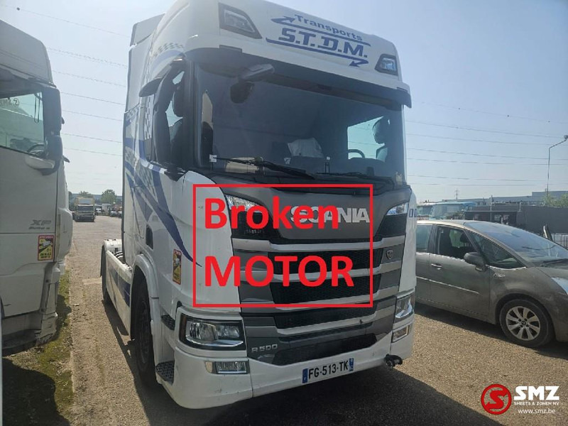 Scania R 500 MOTOR Dammage motorschaden - Тягач: фото 1 Scania R 500 MOTOR Dammage motorschaden - Тягач: фото 1
