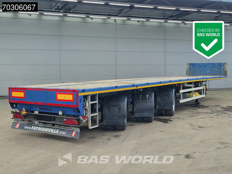 Faymonville F-S43-1AAF 3x Steering Axle 2x Extendable 1580cm - Полуприцеп бортовой/ Платформа: фото 1 Faymonville F-S43-1AAF 3x Steering Axle 2x Extendable 1580cm - Полуприцеп бортовой/ Платформа: фото 1