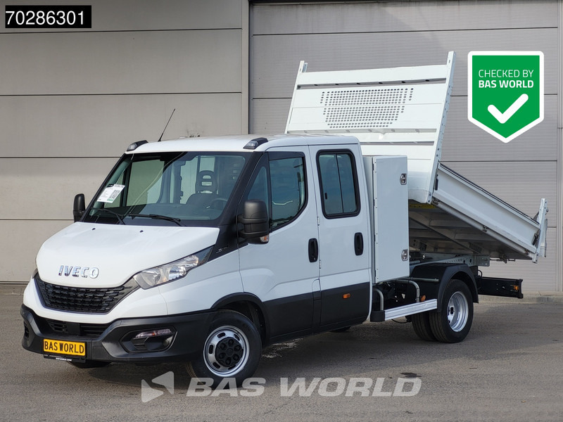 Малотоннажный бортовой грузовик Iveco Daily 35C14 Open Laadbak met Kist Dubbel Cabine Dubbellucht 3,5t Trekhaak Airco Cruise Euro6 Pickup Pritsche Open Box 2m3 A/C Towbar C: фото 1