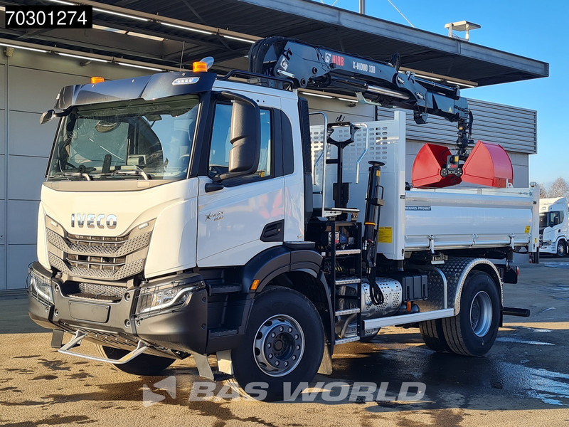 Новый Самосвал, Автоманипулятор Iveco X-Way 400 4X2 New! HIAB X-Hiduo 138B S-3 Crane 5m3 Promat Tipper Automatic Euro 6: фото 14