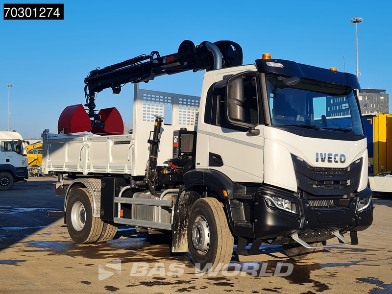 Новый Самосвал, Автоманипулятор Iveco X-Way 400 4X2 New! HIAB X-Hiduo 138B S-3 Crane 5m3 Promat Tipper Automatic Euro 6: фото 16