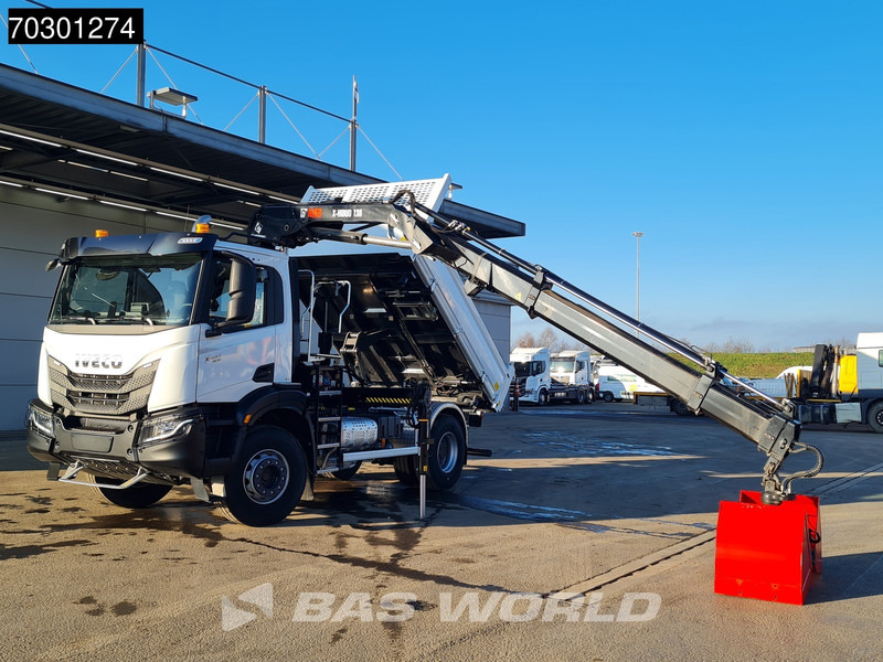 Новый Самосвал, Автоманипулятор Iveco X-Way 400 4X2 New! HIAB X-Hiduo 138B S-3 Crane 5m3 Promat Tipper Automatic Euro 6: фото 7