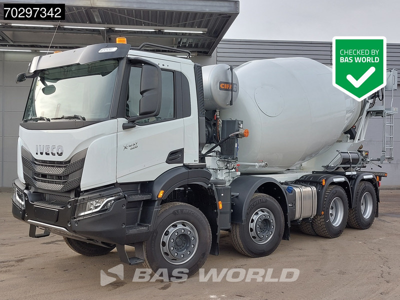Iveco X-Way 420 8X4 NEW! 10M3 CIFA Mixer Full Steel Suspension Euro 6 - Автобетоносмеситель: фото 1 Iveco X-Way 420 8X4 NEW! 10M3 CIFA Mixer Full Steel Suspension Euro 6 - Автобетоносмеситель: фото 1