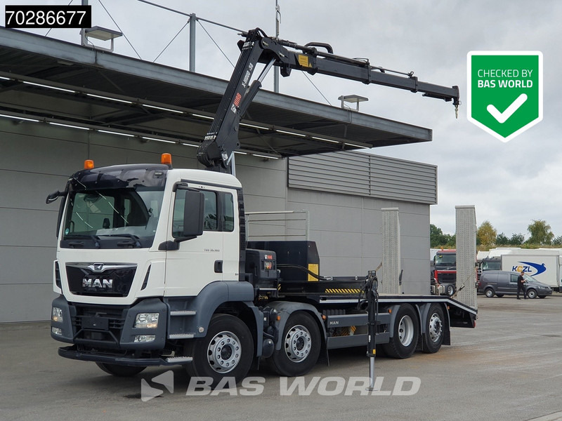 MAN TGS 35.360 8X2 HIAB X-Hiduo 158 BS-3 Crane Lift+lenkasche Machine transporter Euro 6 - Автовоз, Автоманипулятор: фото 1 MAN TGS 35.360 8X2 HIAB X-Hiduo 158 BS-3 Crane Lift+lenkasche Machine transporter Euro 6 - Автовоз, Автоманипулятор: фото 1
