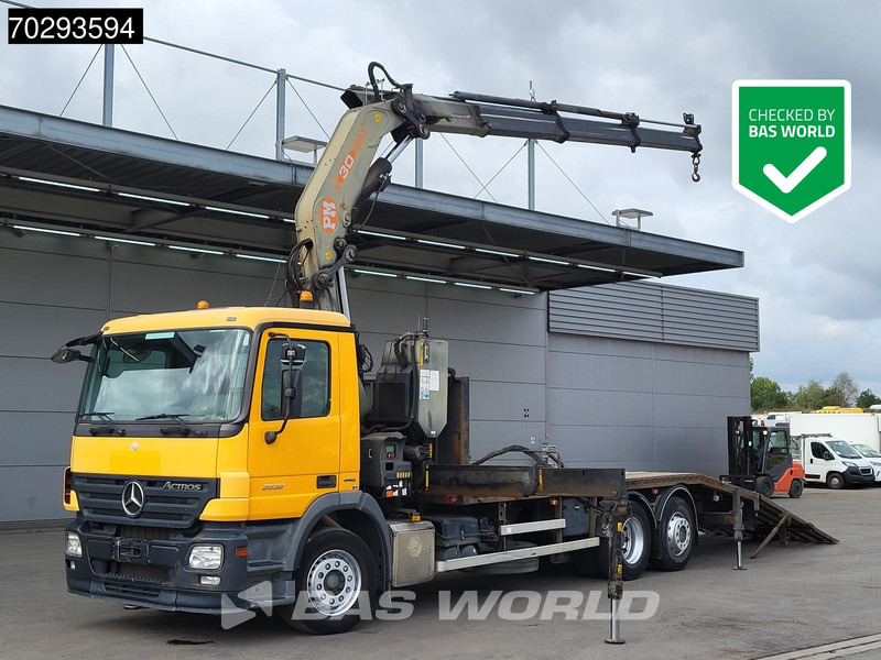 Mercedes-Benz Actros 2532 6X2 PM 30 T/M Crane Kran Remote Lift+Steering Axle 3-Pedals - Грузовик бортовой/ Платформа, Автоманипулятор: фото 1 Mercedes-Benz Actros 2532 6X2 PM 30 T/M Crane Kran Remote Lift+Steering Axle 3-Pedals - Грузовик бортовой/ Платформа, Автоманипулятор: фото 1