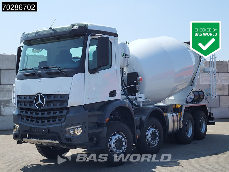 Mercedes-Benz Arocs 4145 8X4 NEW! 10m3 Schwing Stetter Mixer Manual Big-Axle Steel suspension Euro 3 - Автобетоносмеситель: фото 1 Mercedes-Benz Arocs 4145 8X4 NEW! 10m3 Schwing Stetter Mixer Manual Big-Axle Steel suspension Euro 3 - Автобетоносмеситель: фото 1