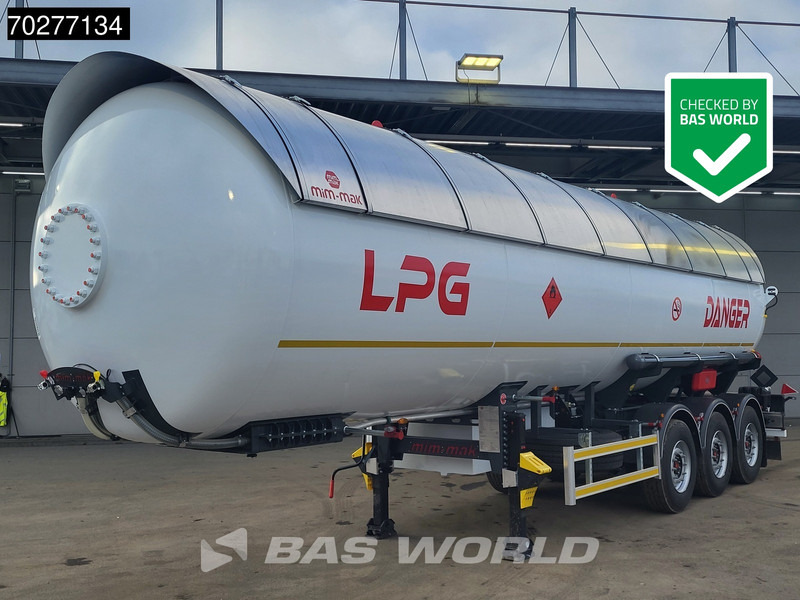 Mim-Mak LPG TRANSPORT TANK 3 axles NEW 48m3 Liftachse Gas ADR - Полуприцеп-цистерна: фото 1 Mim-Mak LPG TRANSPORT TANK 3 axles NEW 48m3 Liftachse Gas ADR - Полуприцеп-цистерна: фото 1