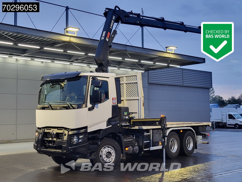 Renault C 430 6X4 HIAB 188 ES-3 X-HIDUO Crane Retarder Steelsuspension Big-Axle Euro 6 - Грузовик бортовой/ Платформа, Автоманипулятор: фото 1 Renault C 430 6X4 HIAB 188 ES-3 X-HIDUO Crane Retarder Steelsuspension Big-Axle Euro 6 - Грузовик бортовой/ Платформа, Автоманипулятор: фото 1