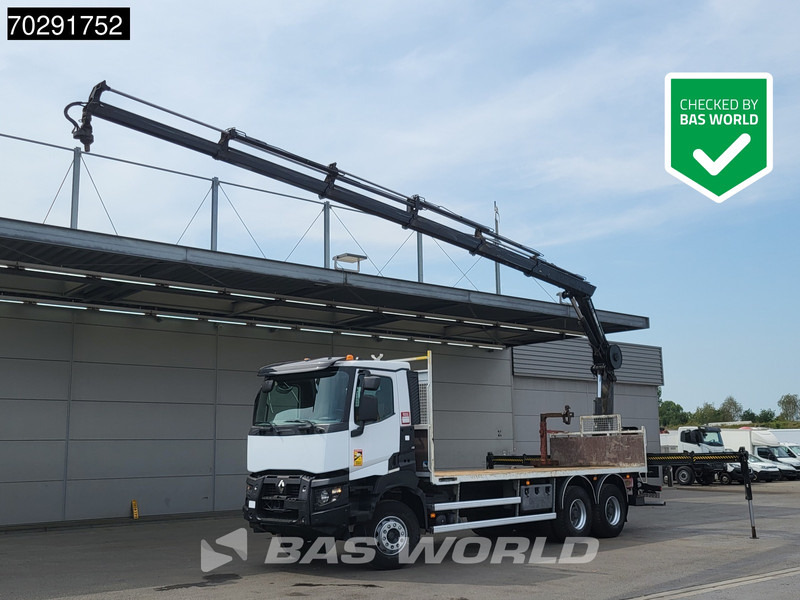 Renault K 380 6X4 HIAB X-HIDUO 188 E-5 Crane Steelsuspension Big-Axle Automatic Euro 6 - Грузовик бортовой/ Платформа, Автоманипулятор: фото 1 Renault K 380 6X4 HIAB X-HIDUO 188 E-5 Crane Steelsuspension Big-Axle Automatic Euro 6 - Грузовик бортовой/ Платформа, Автоманипулятор: фото 1