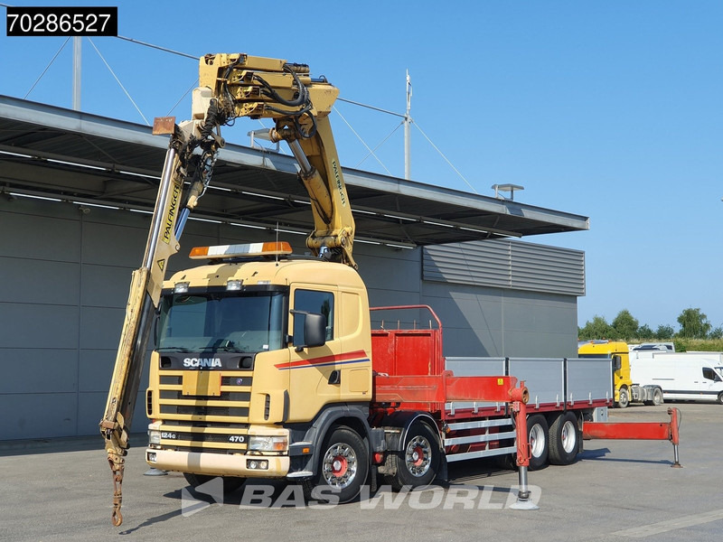 Scania 124G 470 8X4 Palfinger PK45000 C4 Crane Kran Fly-Jib Manual Steering Axle Euro 3 - Грузовик бортовой/ Платформа, Автоманипулятор: фото 5 Scania 124G 470 8X4 Palfinger PK45000 C4 Crane Kran Fly-Jib Manual Steering Axle Euro 3 - Грузовик бортовой/ Платформа, Автоманипулятор: фото 5