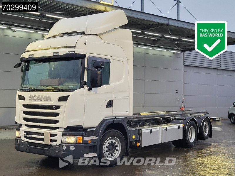 Scania G450 G 6X2 Full air suspension Automatic Lift+steering Axle Euro 6 - Грузовик-контейнеровоз/ Сменный кузов: фото 1 Scania G450 G 6X2 Full air suspension Automatic Lift+steering Axle Euro 6 - Грузовик-контейнеровоз/ Сменный кузов: фото 1