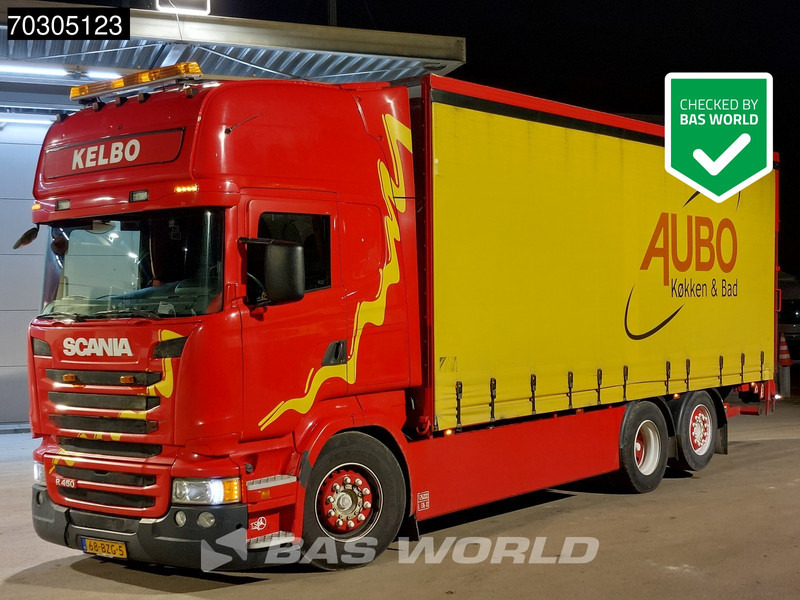Scania R 450 R 6X2 Topliner Curtainsider 2500kg Ladebordwand Retarder Automatic Euro 6 - Тентованный грузовик: фото 1 Scania R 450 R 6X2 Topliner Curtainsider 2500kg Ladebordwand Retarder Automatic Euro 6 - Тентованный грузовик: фото 1