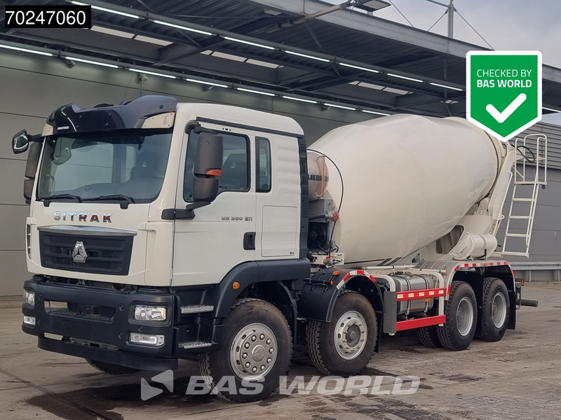 Sitrak G5 350 8X4 8m3 Liebherr HTM 804 H Mixer Big-Axle Steelsuspension - Автобетоносмеситель: фото 1 Sitrak G5 350 8X4 8m3 Liebherr HTM 804 H Mixer Big-Axle Steelsuspension - Автобетоносмеситель: фото 1